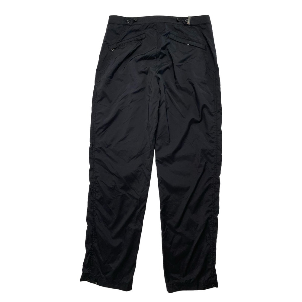 ROYAL ROBBINS Black Flat Front Hiking Outdoor Straight Leg Pants Size 12 Womens